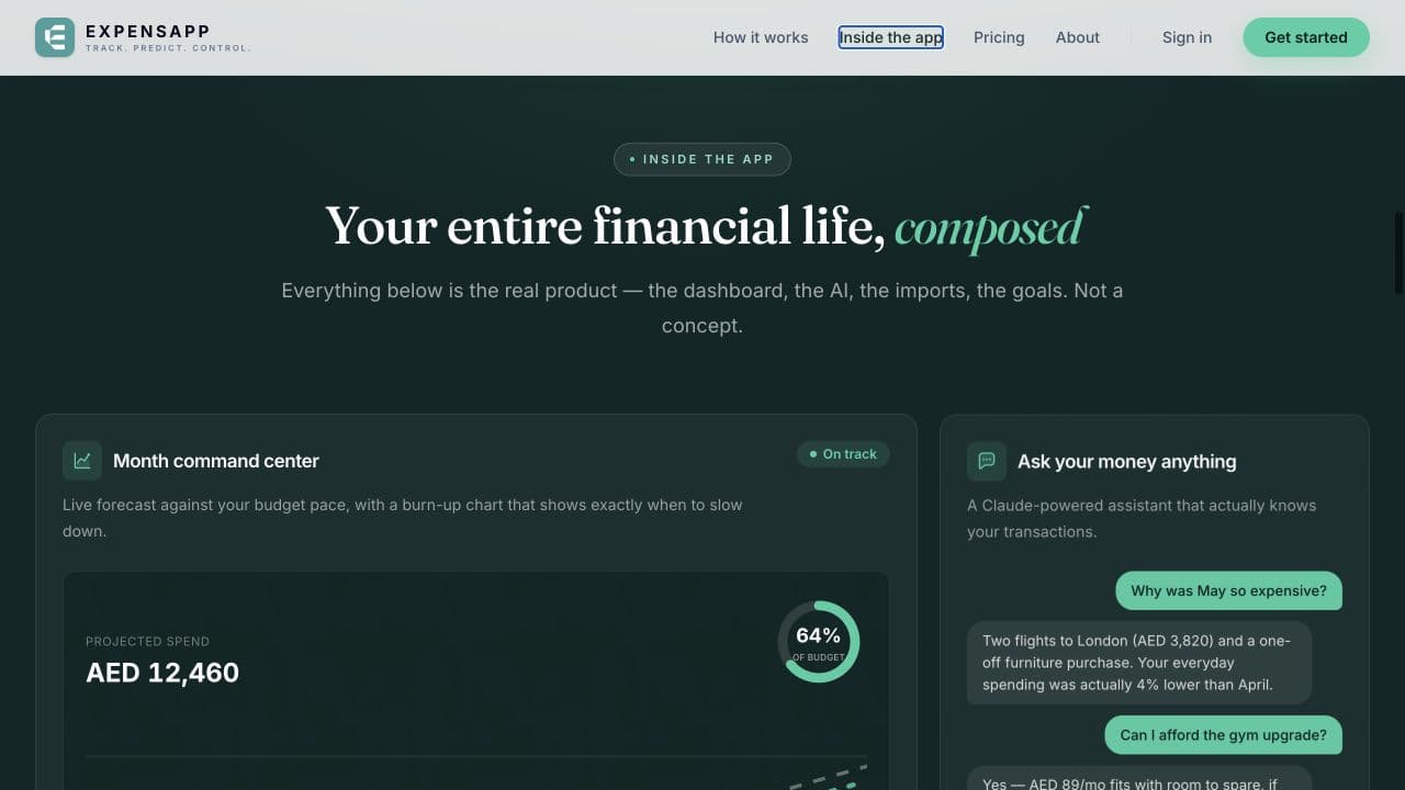 ExpensApp product detail